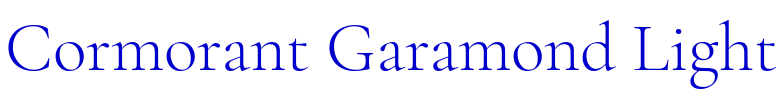 Cormorant Garamond Light الخط
